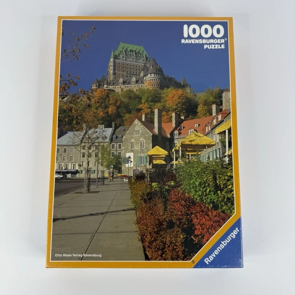 VTG Ravensburger The Chateau Frontenac Quebec City 1000 Pieces Brand New Sealed